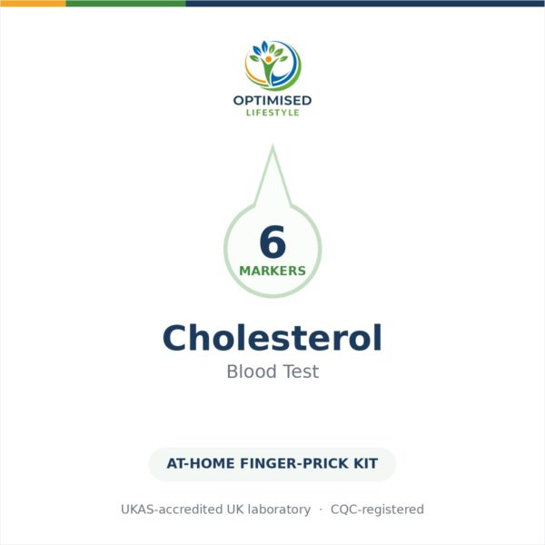 Cholesterol Blood Test — at-home blood test from Optimised Lifestyle