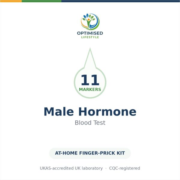 Male Hormone Blood Test — at-home blood test from Optimised Lifestyle