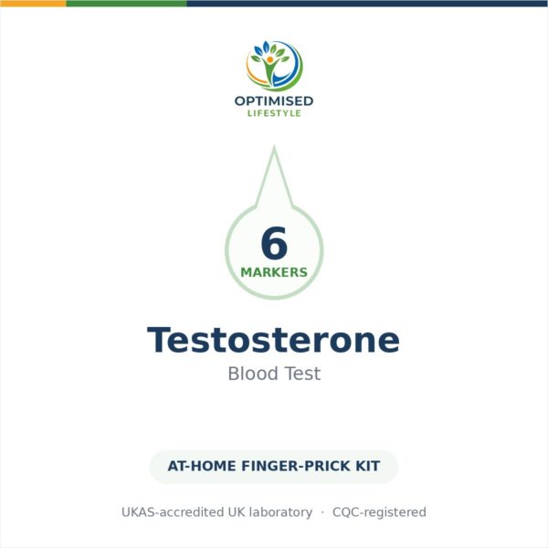 Testosterone Blood Test — at-home blood test from Optimised Lifestyle