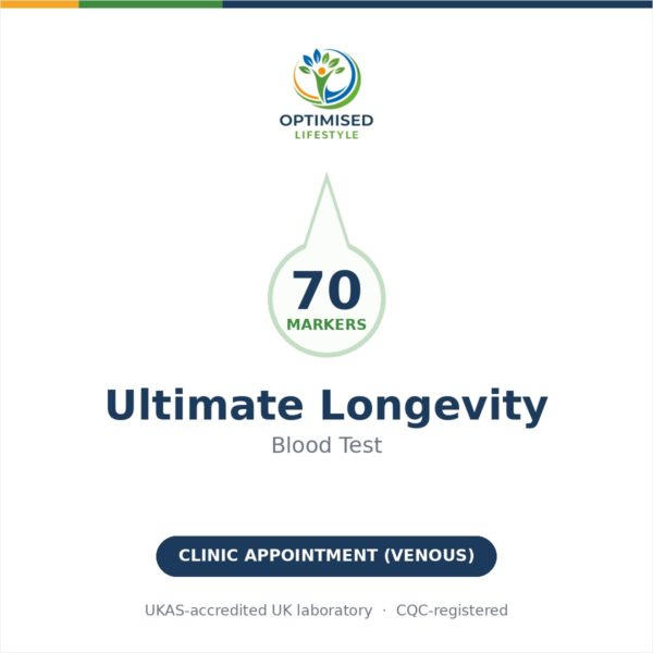 Ultimate Longevity Blood Test — at-home blood test from Optimised Lifestyle