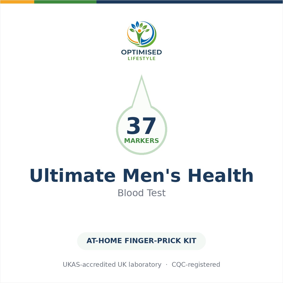 Ultimate Men's Health Blood Test — at-home blood test from Optimised Lifestyle