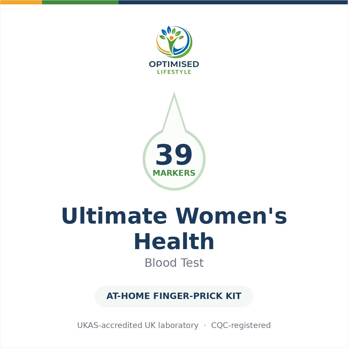 Ultimate Women's Health Blood Test — at-home blood test from Optimised Lifestyle