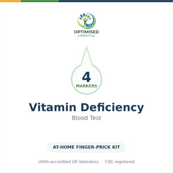Vitamin Deficiency Blood Test — at-home blood test from Optimised Lifestyle