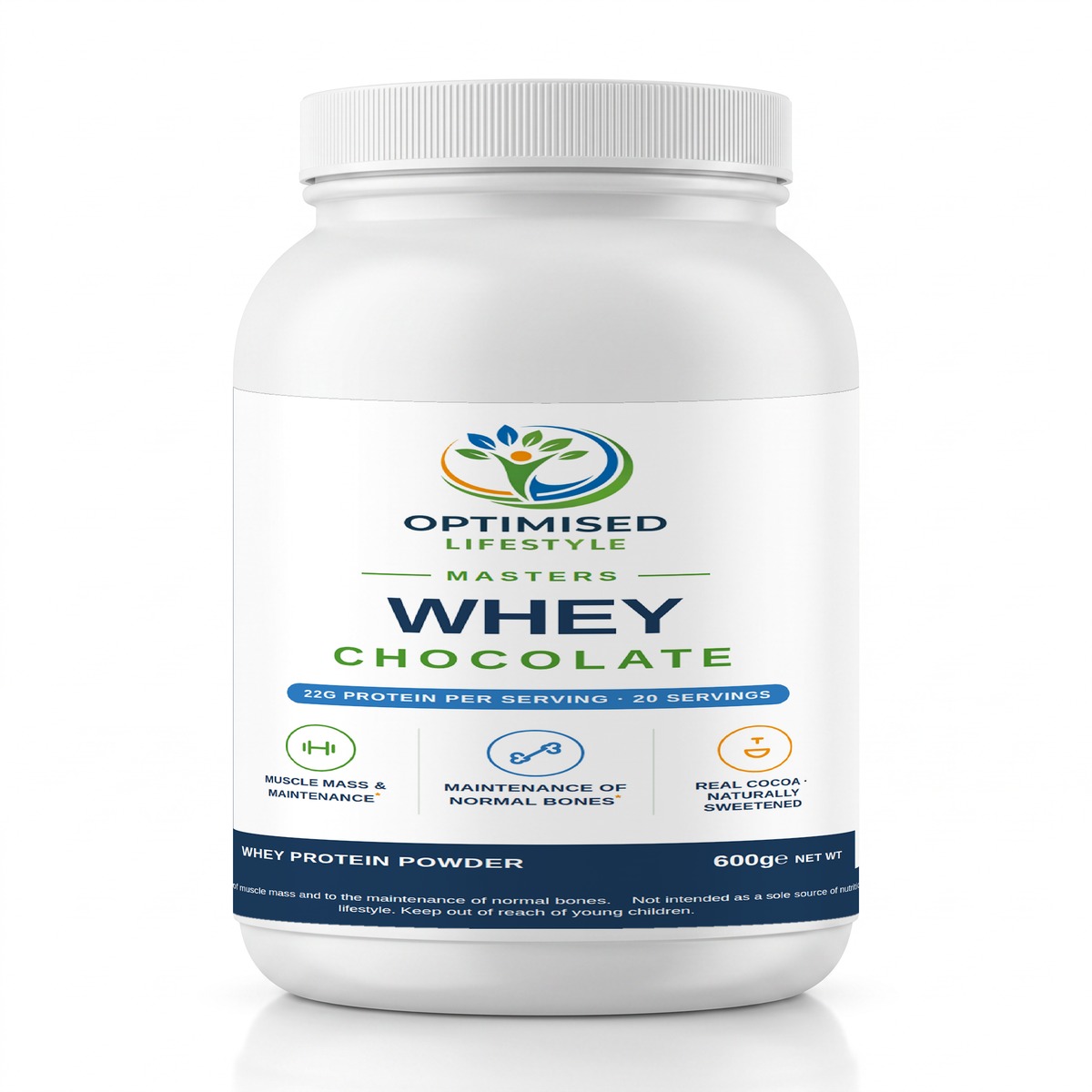 Masters Whey Protein Chocolate 600g tub