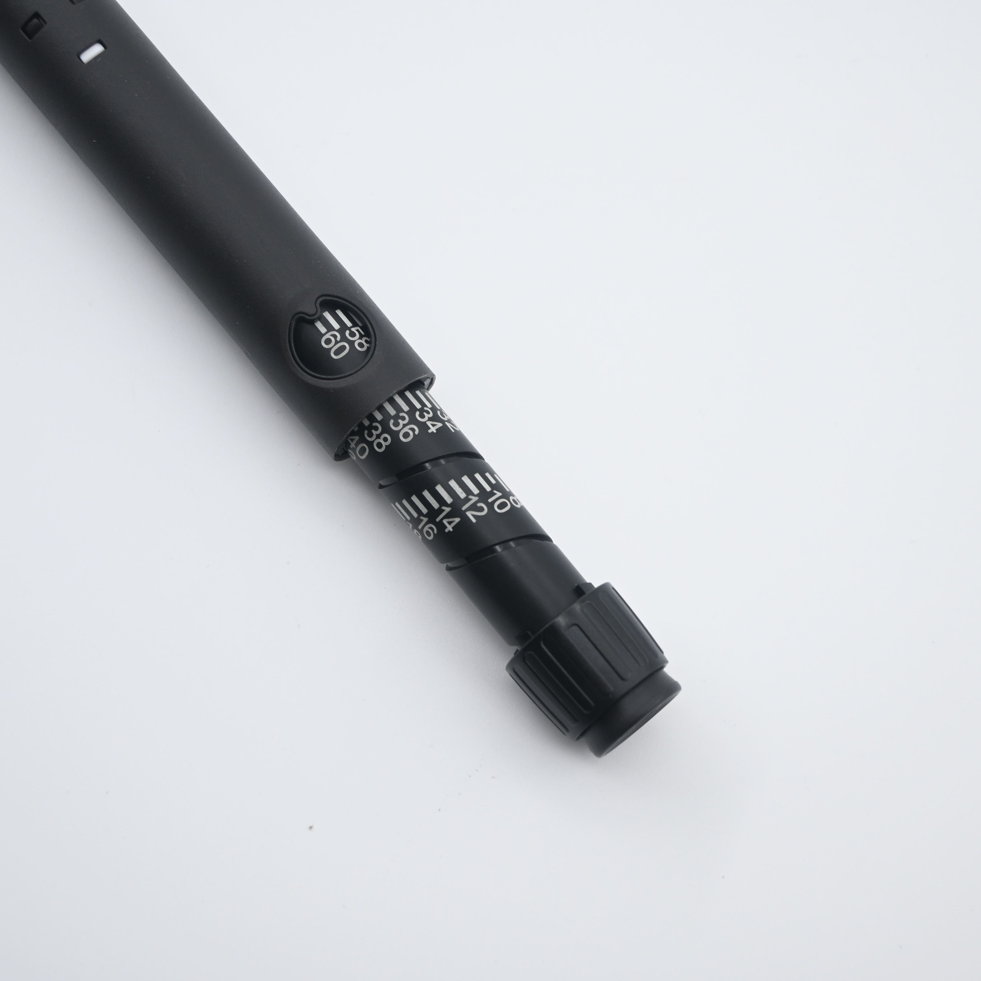 Disposable peptide pen dose dial — 0-60 units in 1-unit clicks